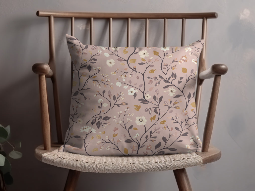 Floral Patterned Decorative Pillow for Home Decor