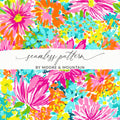 Seamless Floral Pattern by Moore and Mountain Design