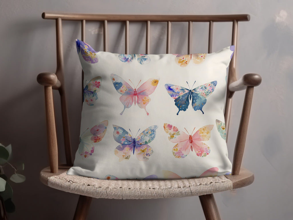 Beautifully Colorful Butterfly Design Cushion Pillow