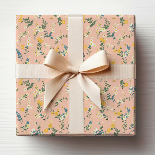 Elegant Floral Gift Box with Bow for Special Occasions