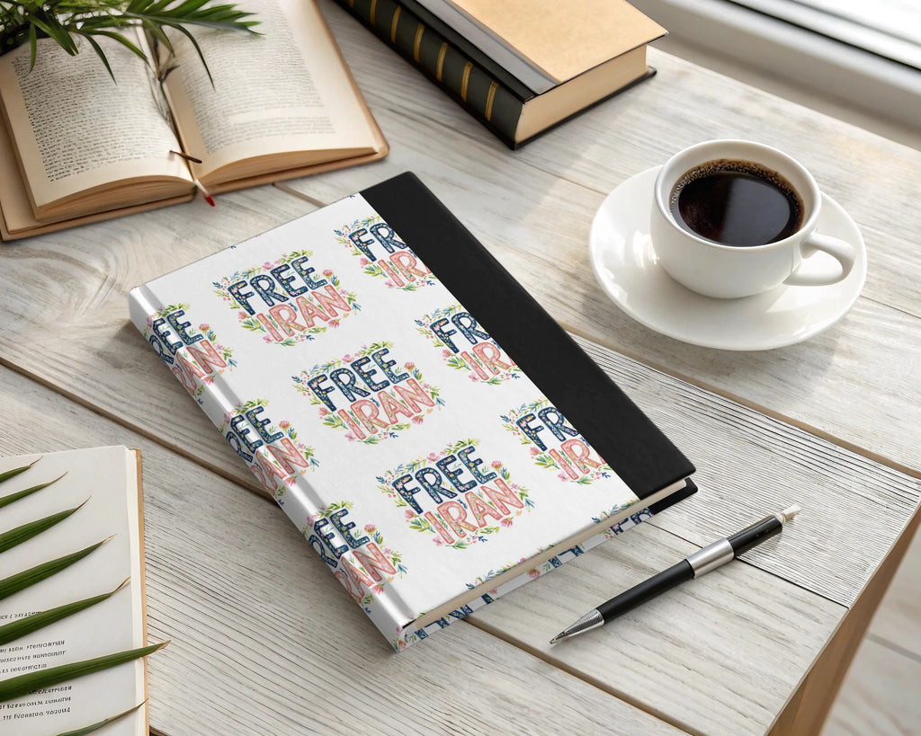 Floral FREE IRAN Design Lined Journal Notebook product type
Journal
Notebook
FREE IRAN
Iran protest
Women Life Freedom
Human rights
Activism
Floral design
Patterned cover
Writing journal
Daily planner
Gifts for writers
Student supplies
Office essentials
Empowerment
Political activism
Support Iran
Ruled pages
Hardcover notebook
Protest merchandise