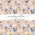 Seamless Pattern by Moore & Mountain floral design