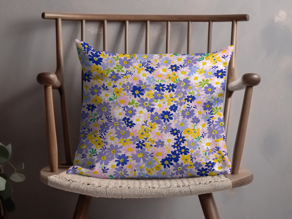 Floral Patterned Decorative Pillow for Home Decor
