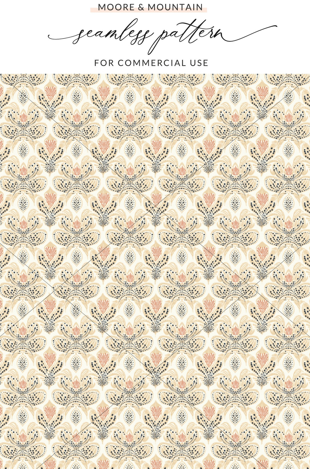Seamless Floral Pattern for Commercial Use Design
