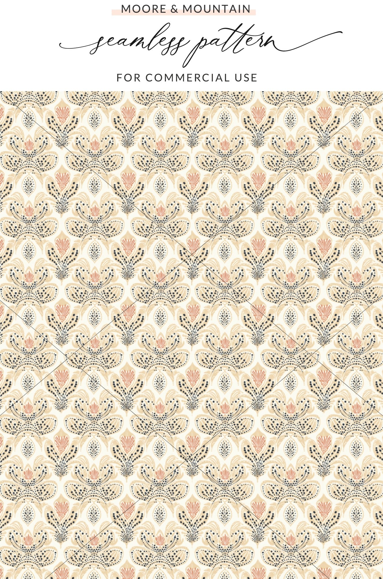 Seamless Floral Pattern for Commercial Use Design