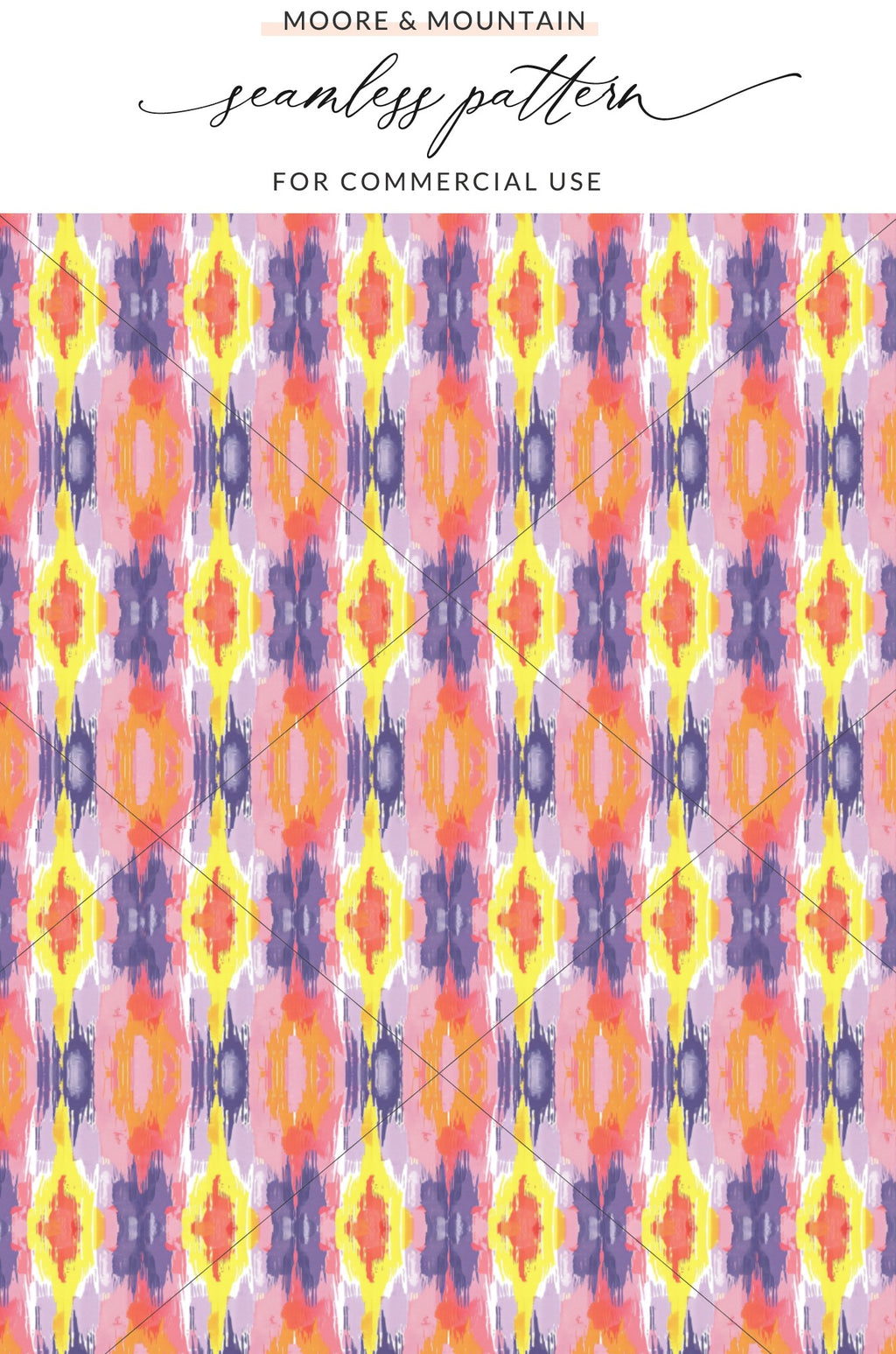 Vibrant Abstract Seamless Pattern for Commercial Use