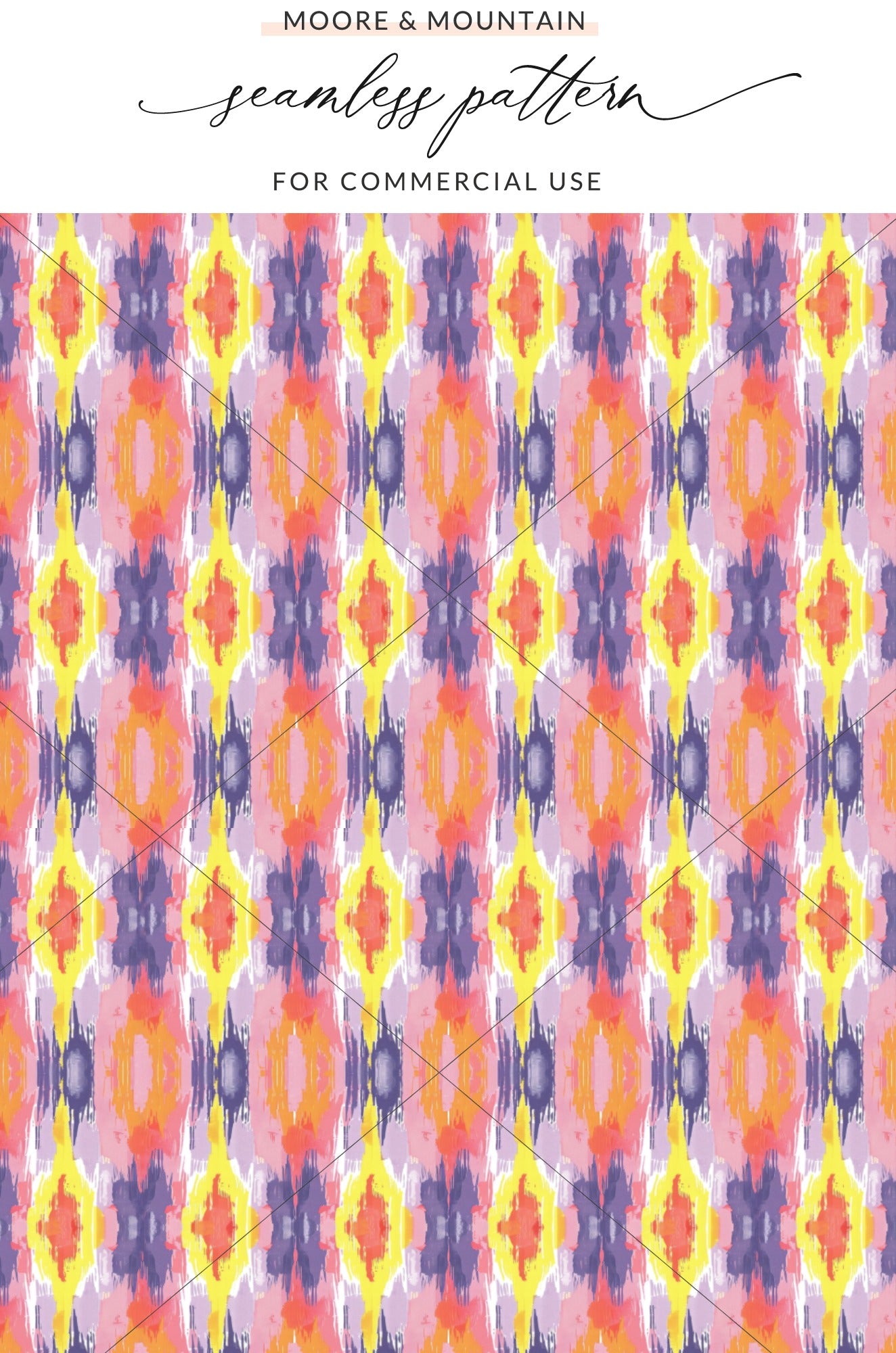 Vibrant Abstract Seamless Pattern for Commercial Use