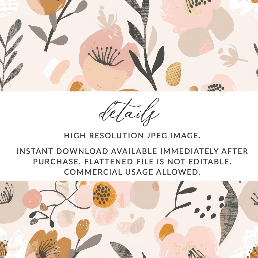 High Resolution Floral JPEG Image Instant Download Product