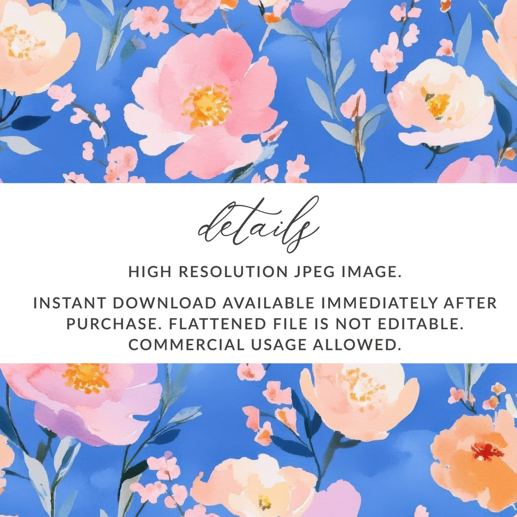 High Resolution Floral JPEG Image Instant Download