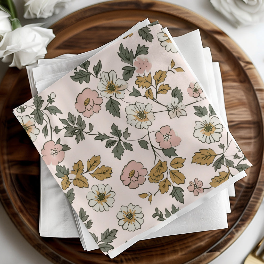 Floral Patterned Napkins Perfect for Any Occasion