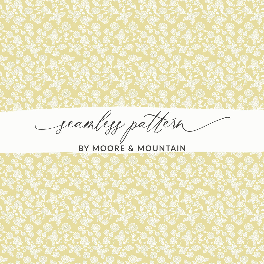Seamless Floral Pattern By Moore and Mountain Pattern