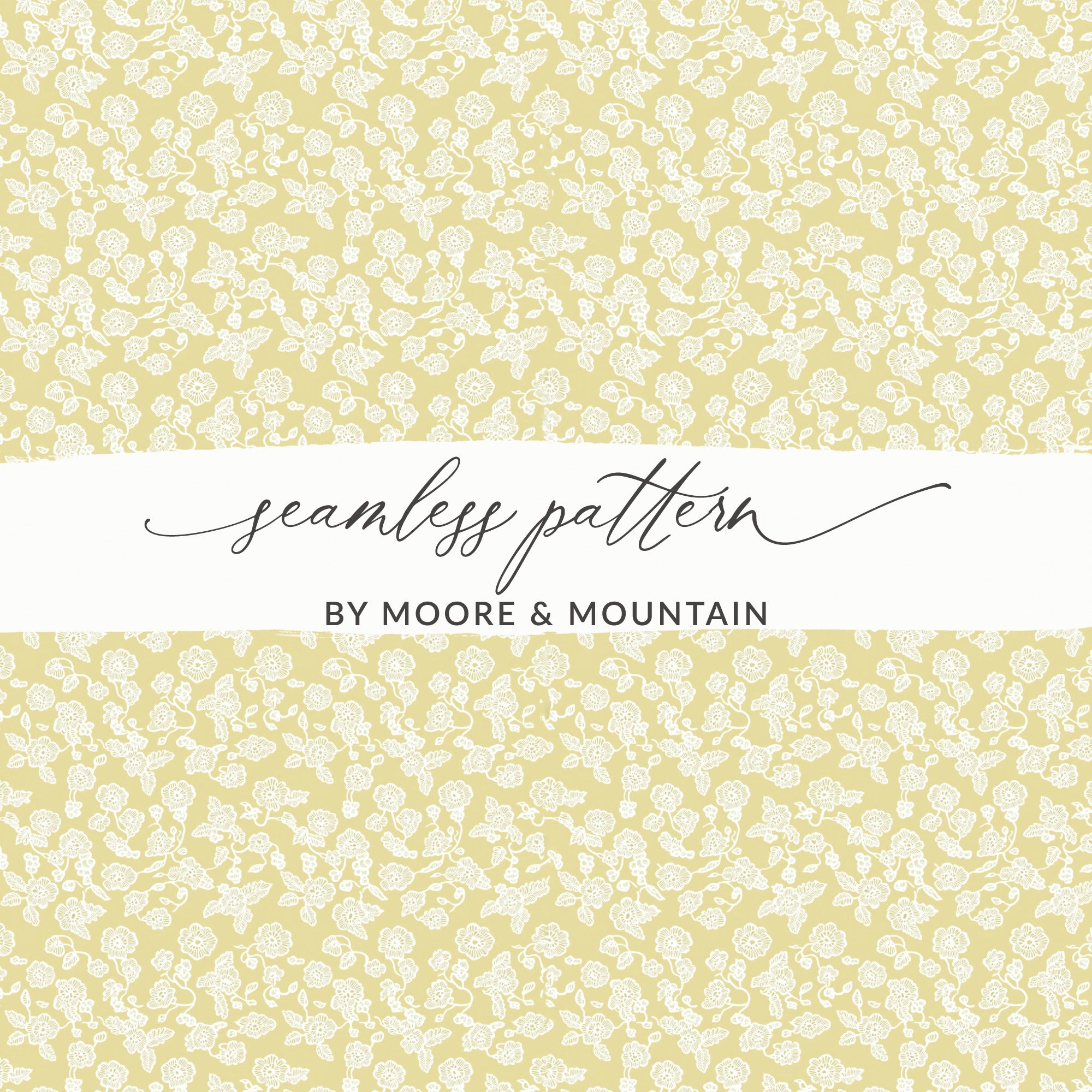Seamless Floral Pattern By Moore and Mountain Pattern