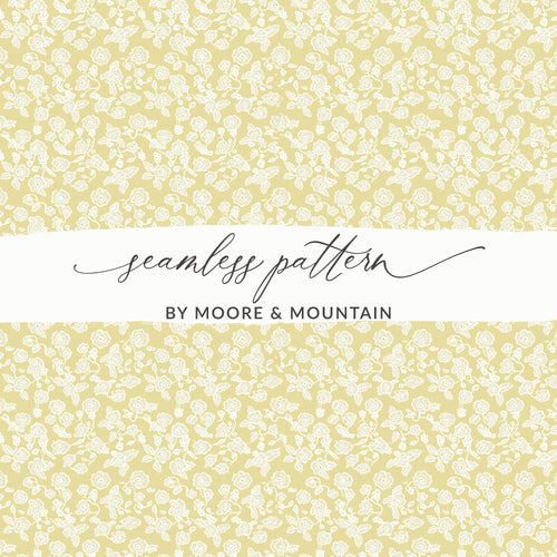 Seamless Floral Pattern By Moore and Mountain Pattern