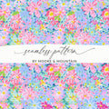 Colorful Floral Seamless Pattern by Moore & Mountain