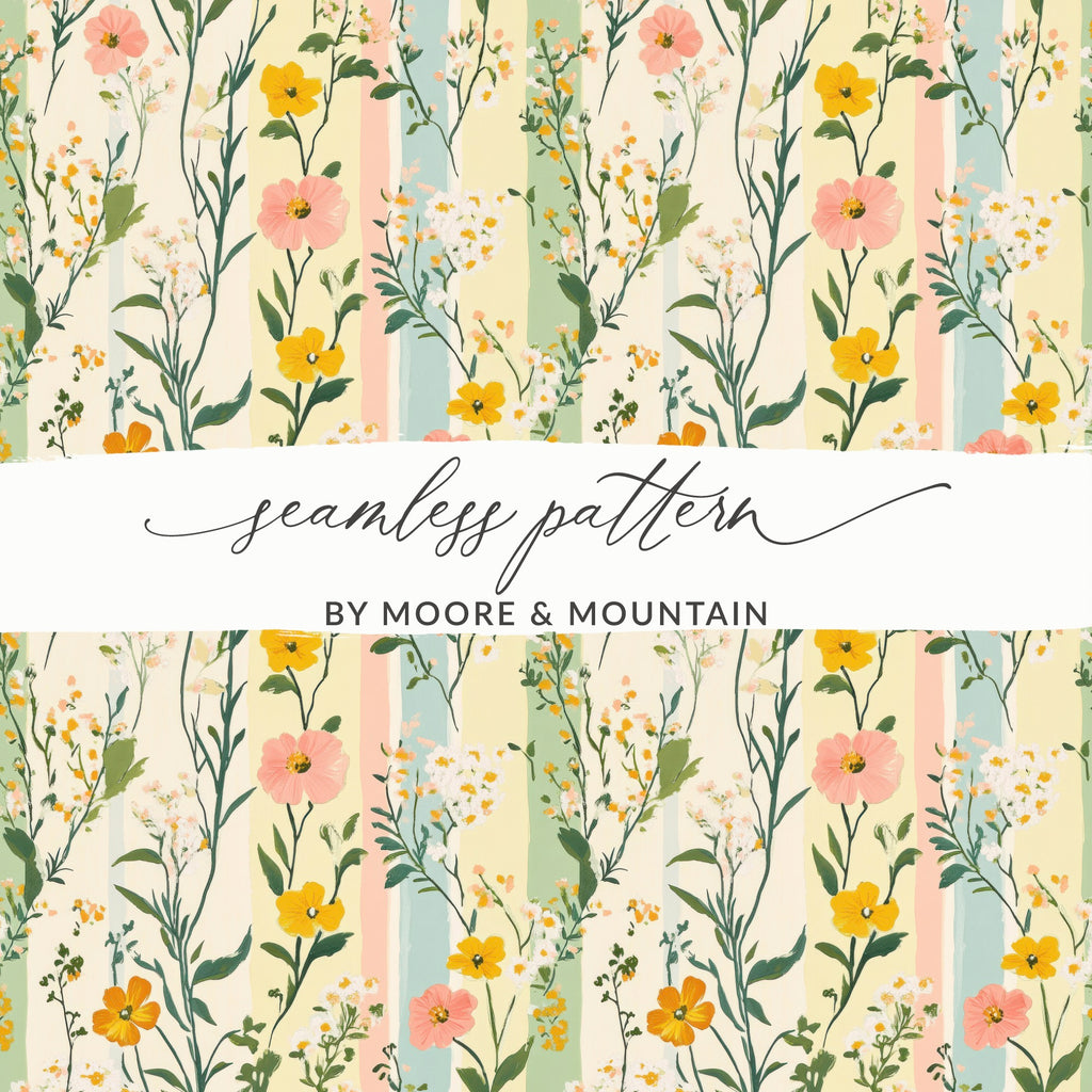 Seamless Floral Pattern by Moore & Mountain design