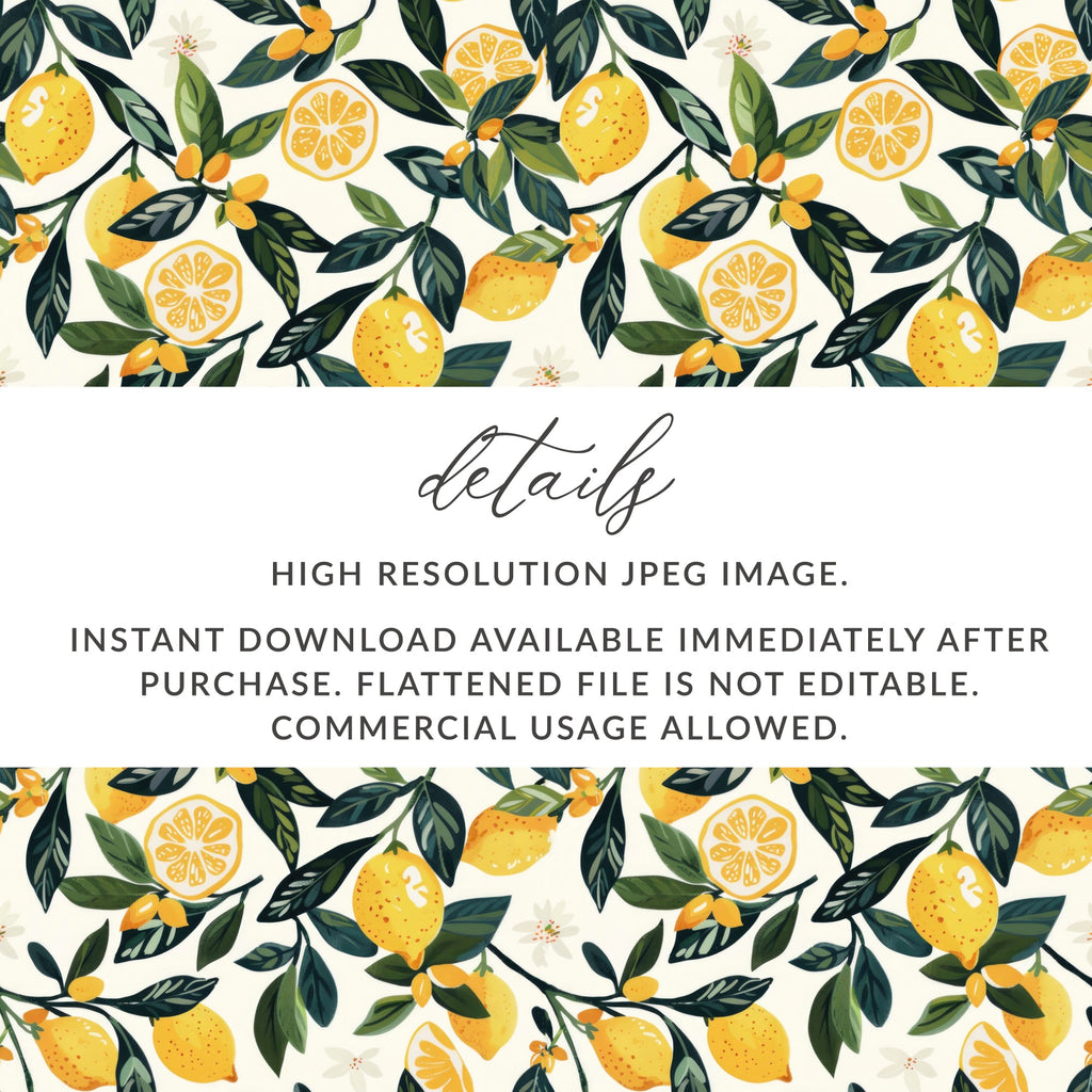 Lemon Pattern High Resolution JPEG Image for Download