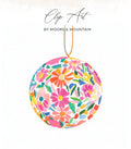 Colorful floral ornament with "Clip Art BY MOORE & MOUNTAIN" text.