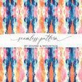 Vibrant Abstract Watercolor Seamless Pattern Design