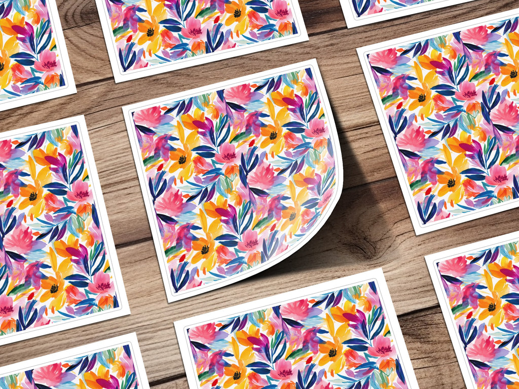 Vibrant watercolor blossoms bright floral pattern unique product type
Watercolor floral
Vibrant flowers
Abstract botanic
Colorful pattern
Pink blossoms
Orange blooms
Yellow flowers
Blue leaves
Purple elements
Artistic design
Bright art
Garden style
Botanical print
Modern floral
Cheerful design
Summer pattern
Spring flowers
Decorative print
Unique artwork
Watercolor style