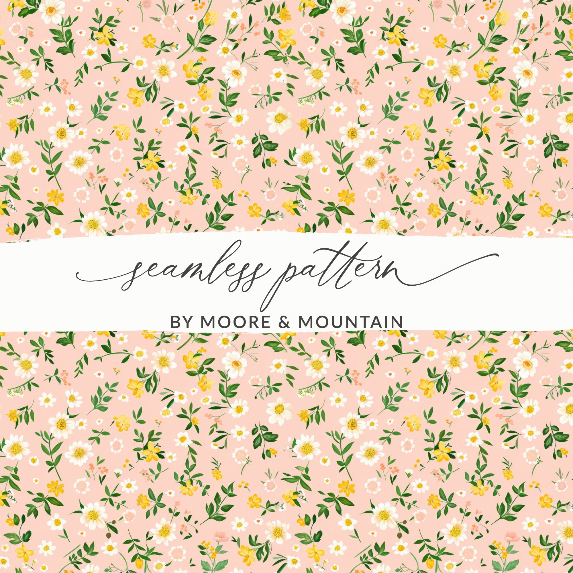 Seamless Floral Pattern by Moore and Mountain Design