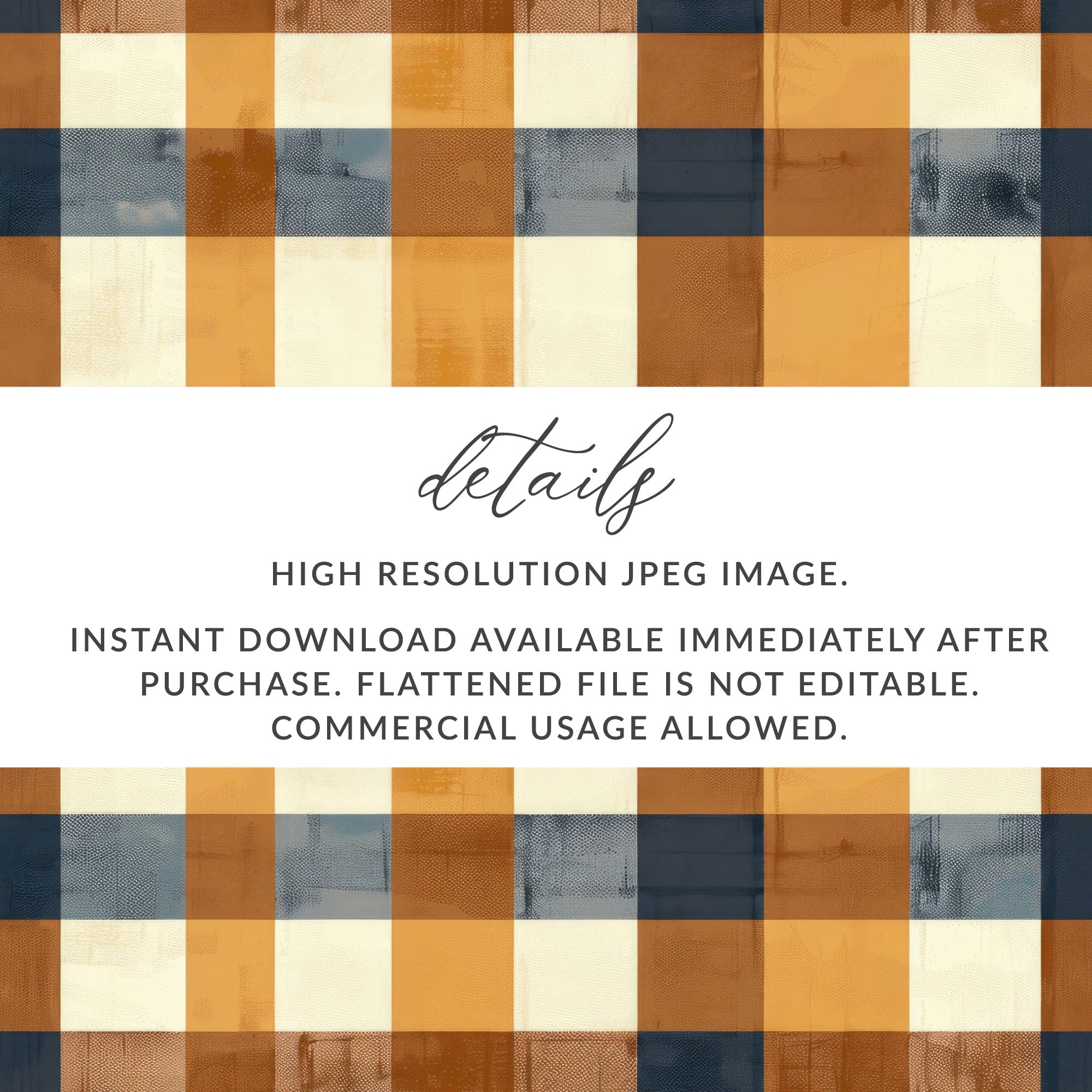 High Resolution Instant Download Plaid JPEG Image