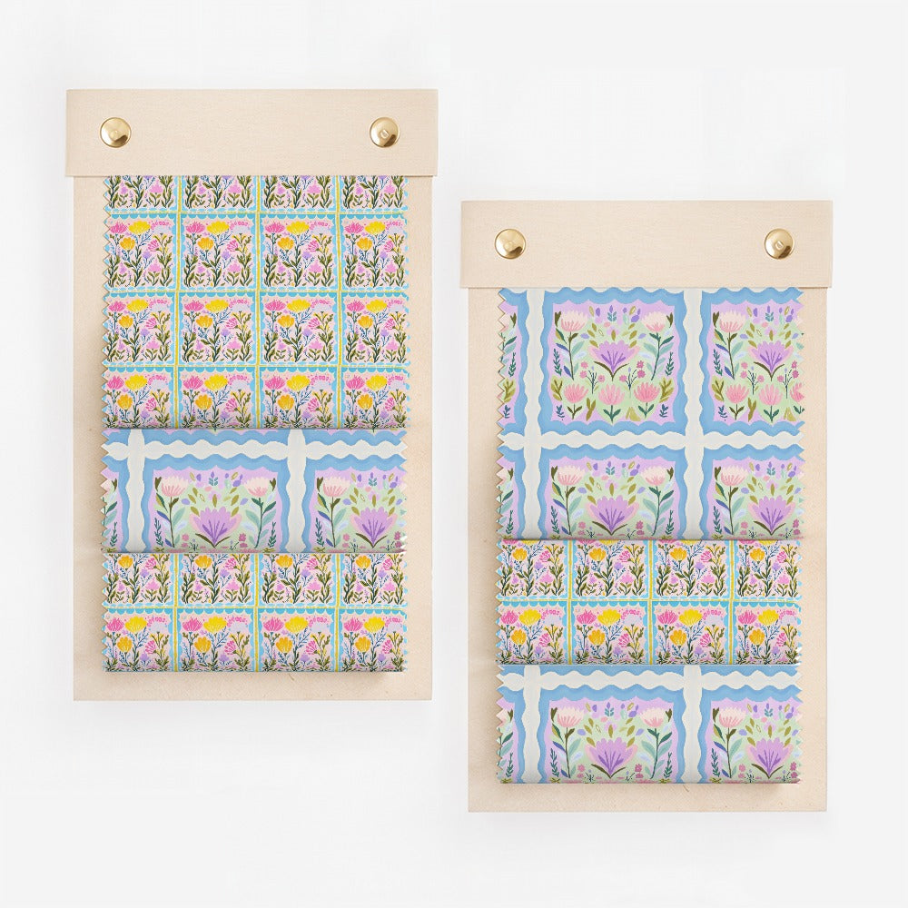 Colorful Floral Patterned Decorative Wallpaper Roll