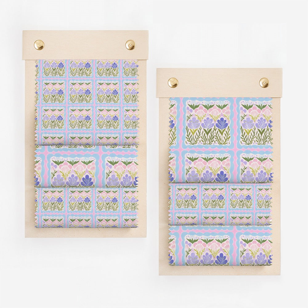Floral Pattern Window Roller Blinds Home Decor Product