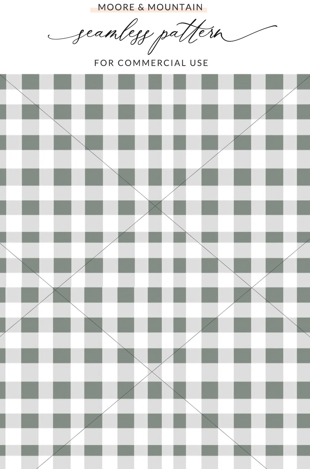Moore & Mountain Seamless Pattern for Commercial Use