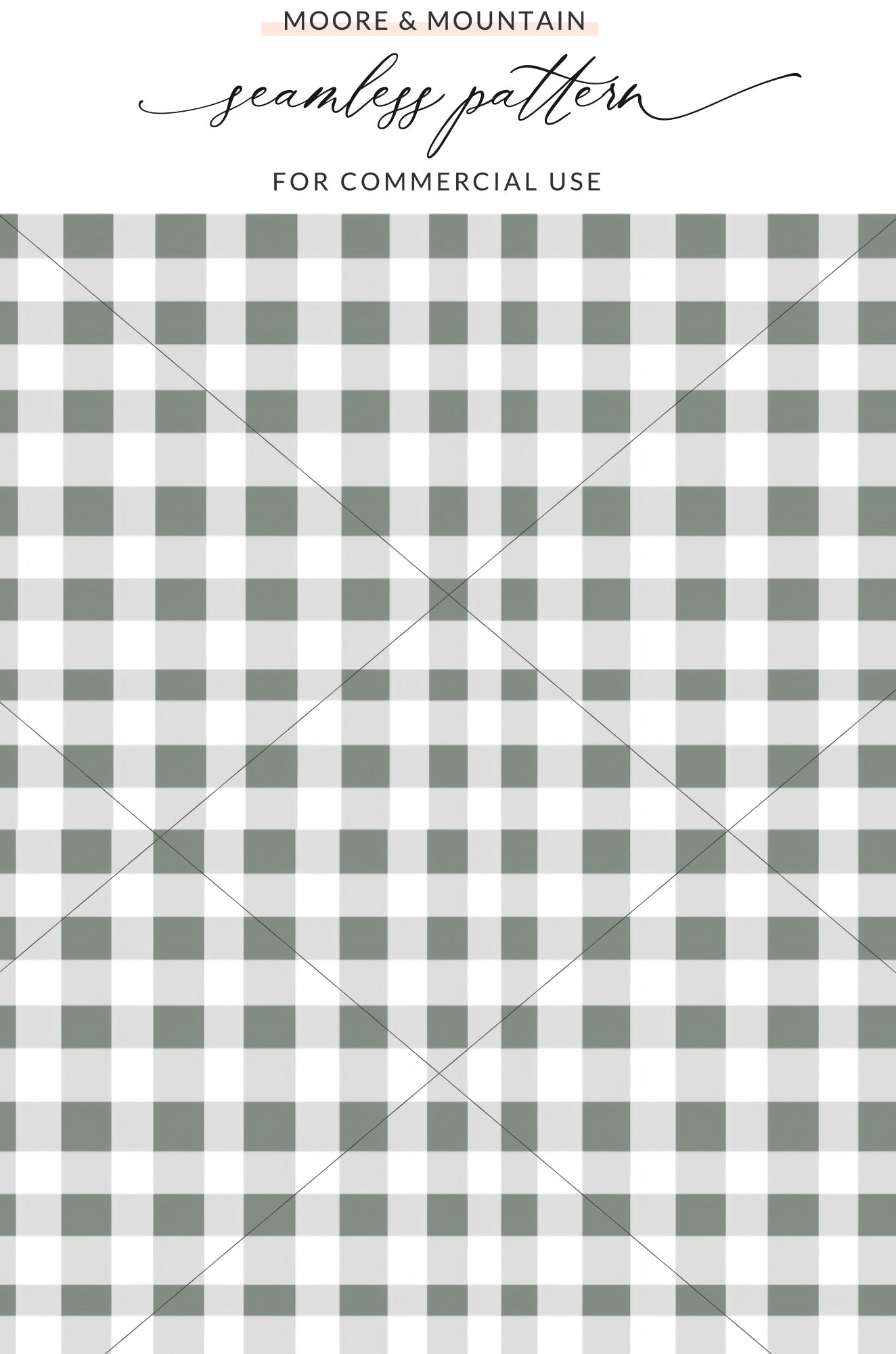 Moore & Mountain Seamless Pattern for Commercial Use