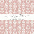 Elegant Pink and White Seamless Pattern Design