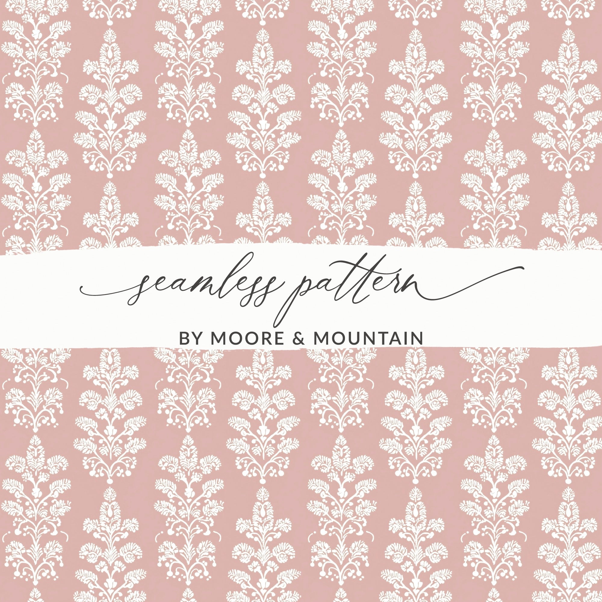 Elegant Pink and White Seamless Pattern Design