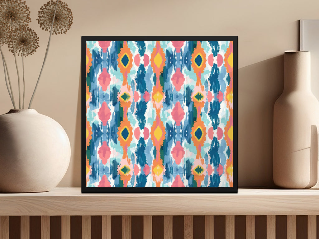 Vibrant Abstract Colorful Art Print Home Décor Wall Art