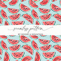 Watermelon Seamless Pattern by Moore Mountain