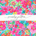 Vibrant Floral Seamless Pattern by Moore and Mountain