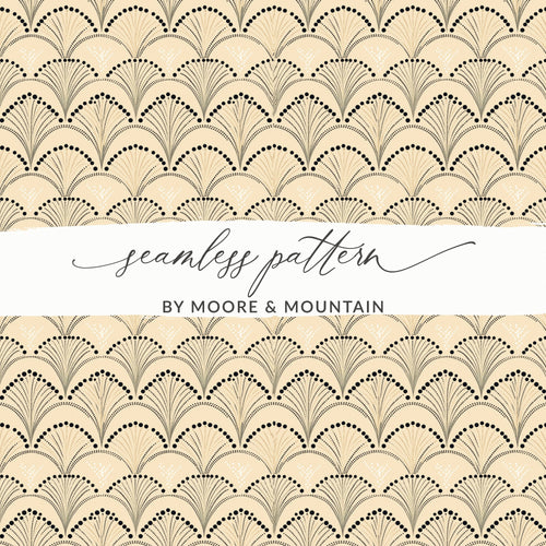 Art Deco Seamless Pattern by Moore & Mountain Design