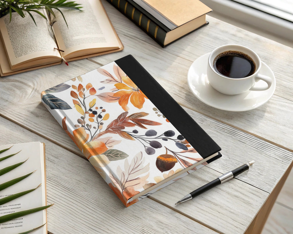 Autumn Floral Hardcover Notebook Journal for Writing