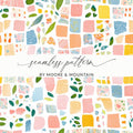 Colorful Hand-Painted Seamless Pattern Design