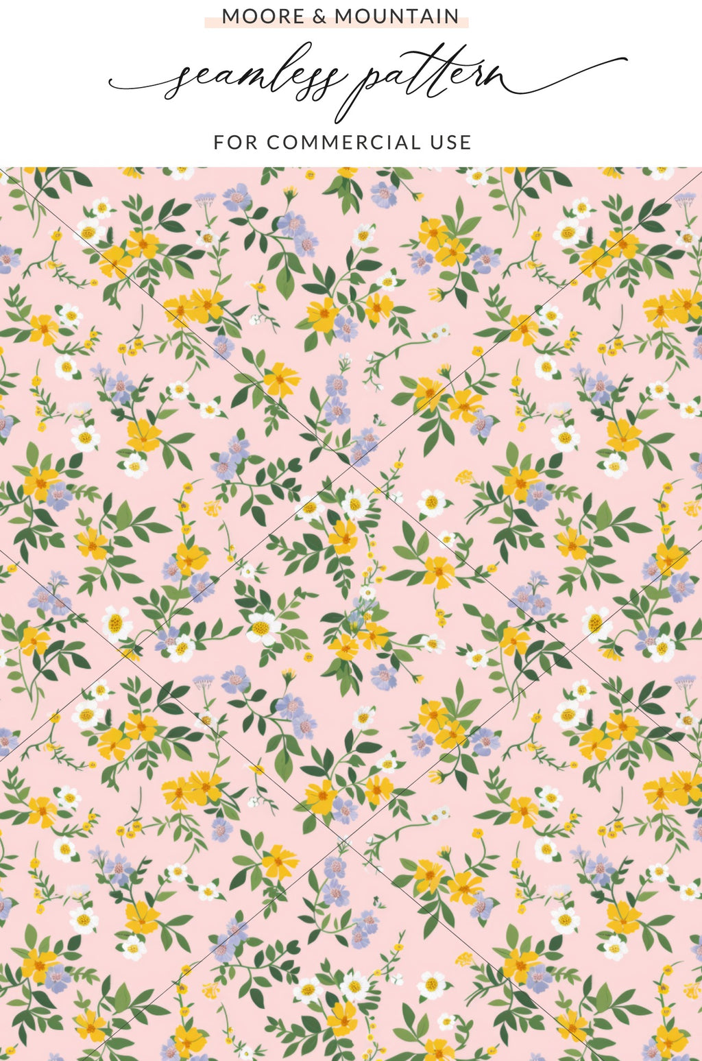Floral Seamless Pattern for Commercial Use Design
