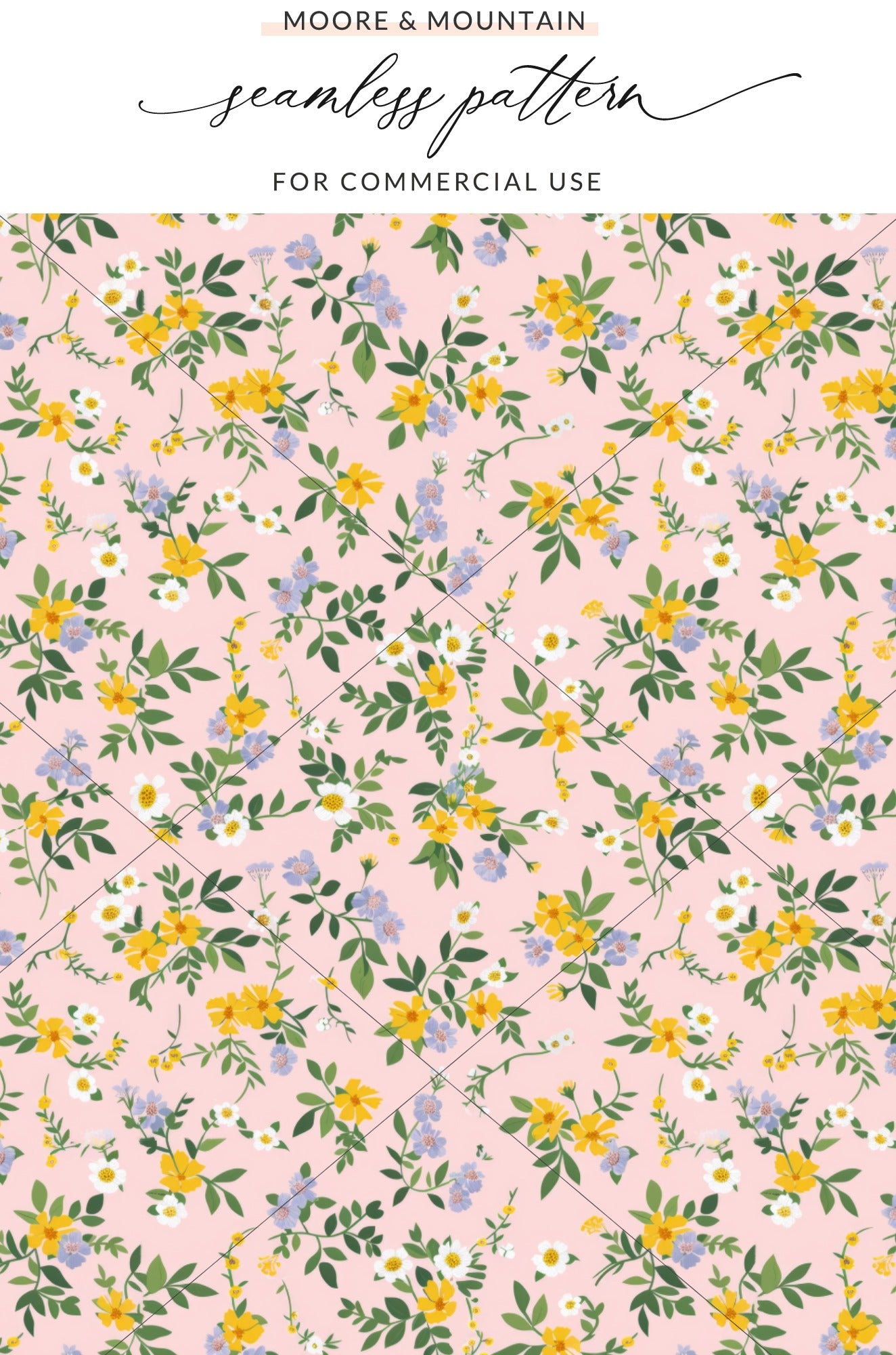 Floral Seamless Pattern for Commercial Use Design
