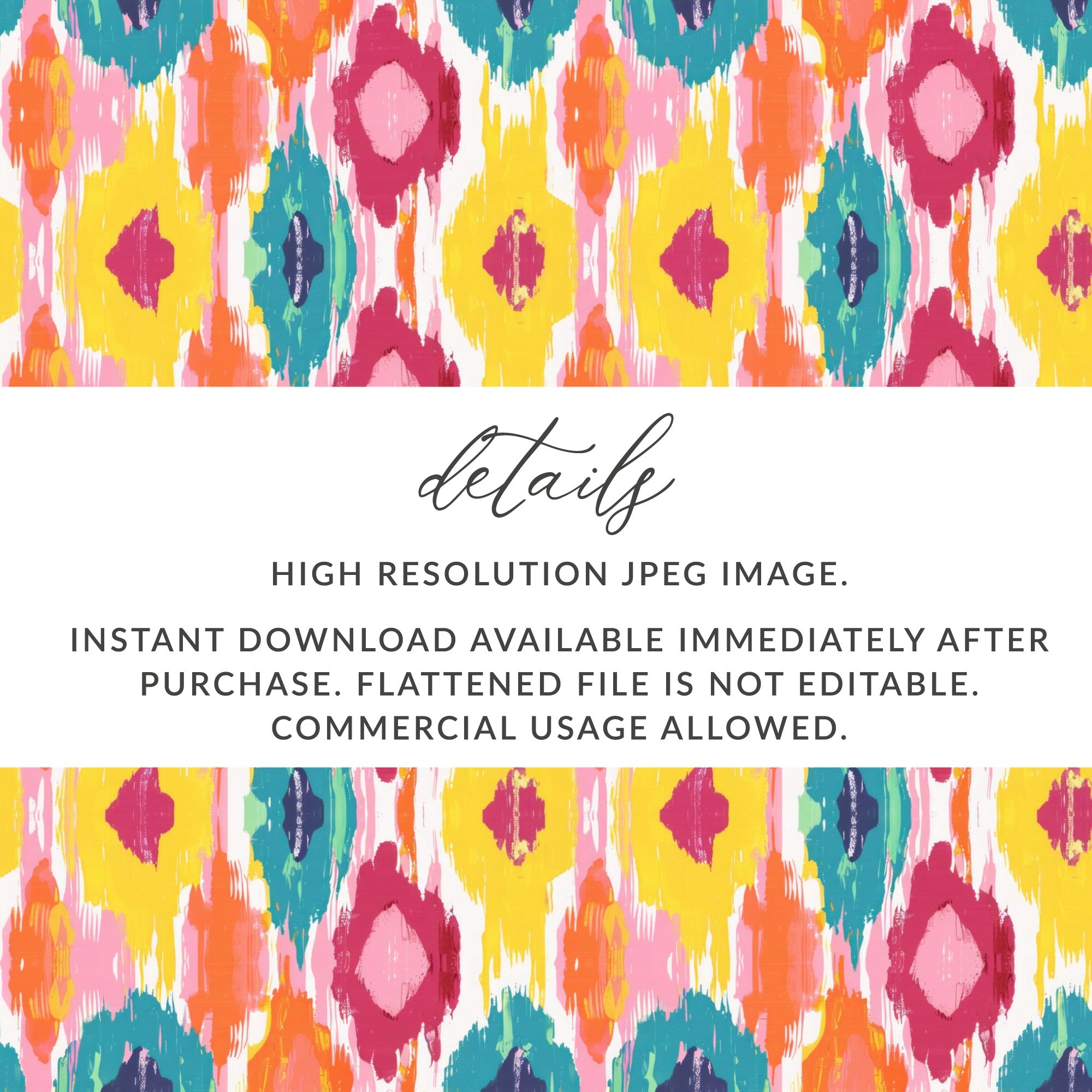 Vivid Abstract Pattern Digital Download Image File
