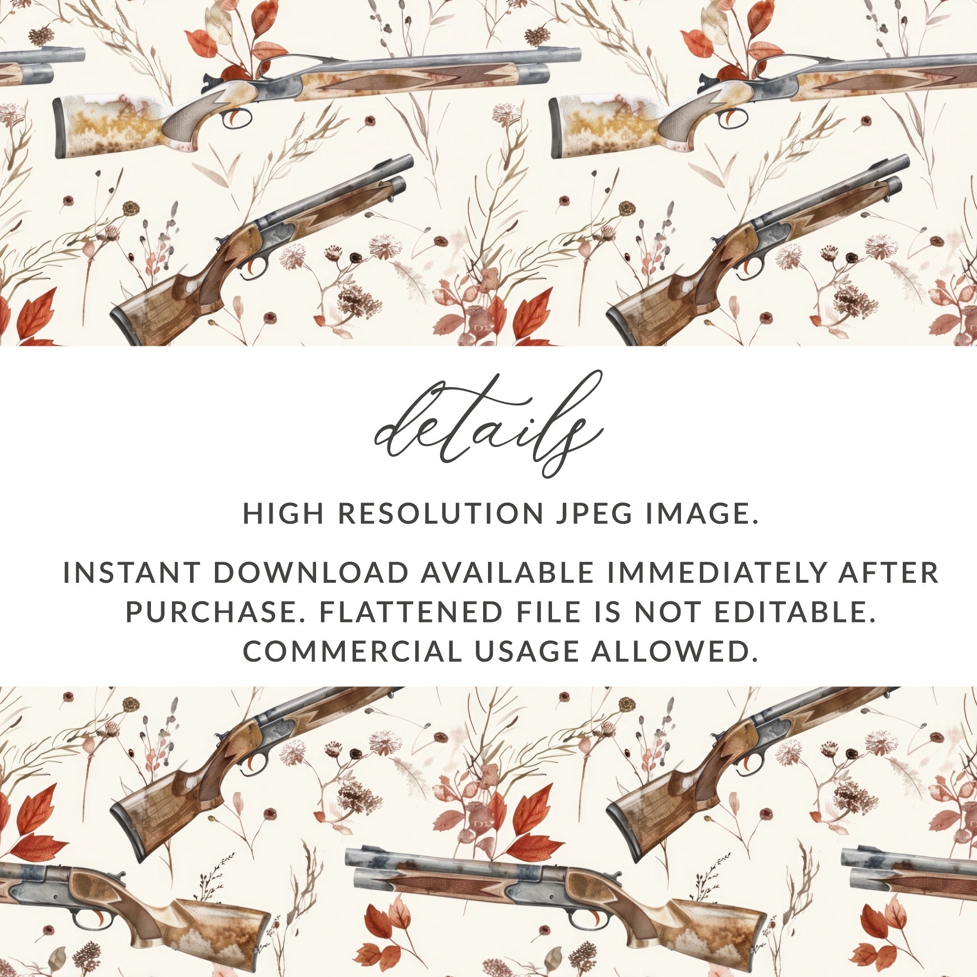 High Resolution Rifle and Nature Themed JPEG Image