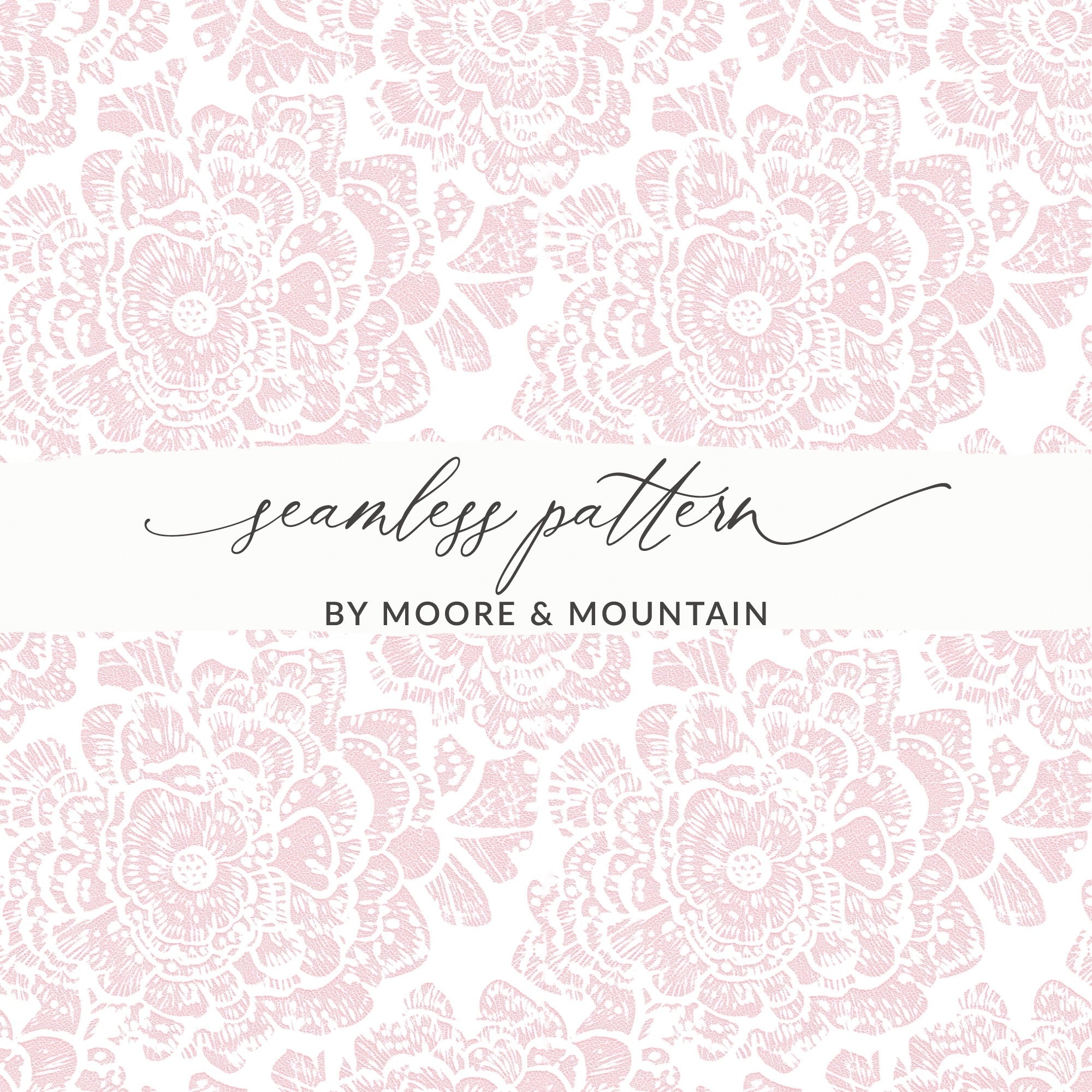 Elegant Seamless Floral Pattern by Moore & Mountain