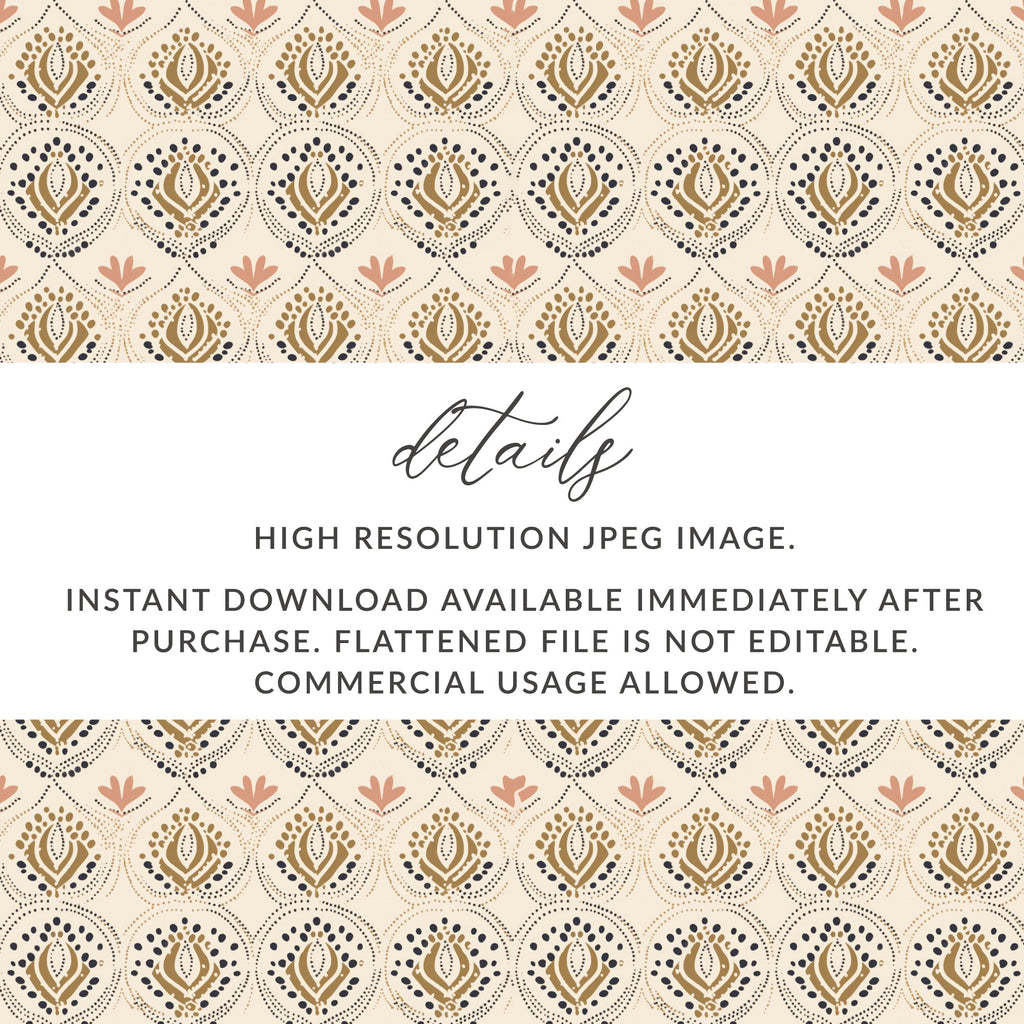 High Resolution JPEG Digital Download Pattern