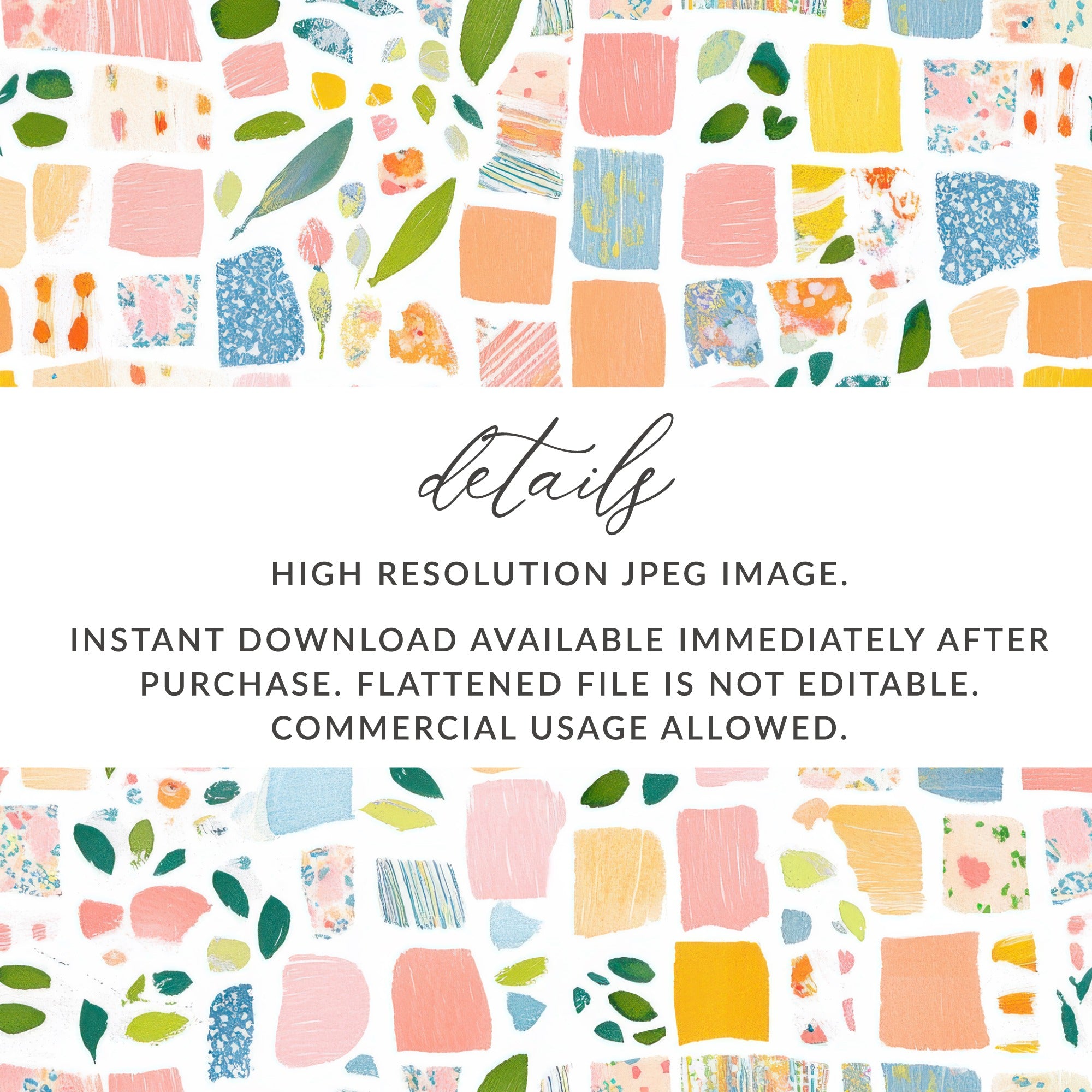 High Resolution JPEG Image Instant Download Product