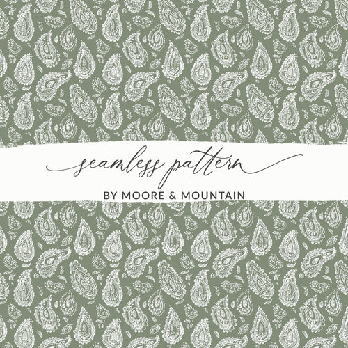 Seamless Paisley Pattern by Moore and Mountain Design