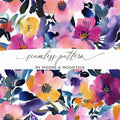 Colorful Floral Seamless Pattern by Moore & Mountain