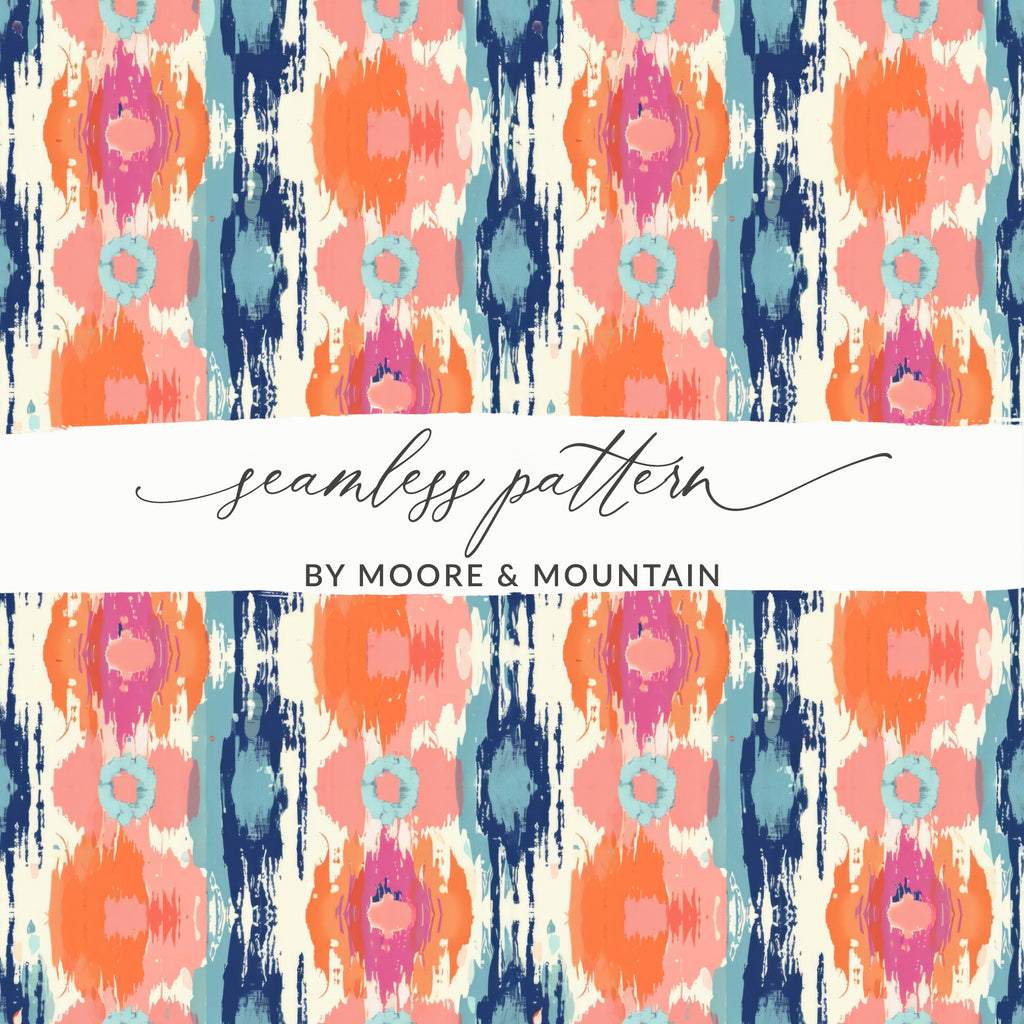 Vibrant Seamless Pattern by Moore & Mountain Design