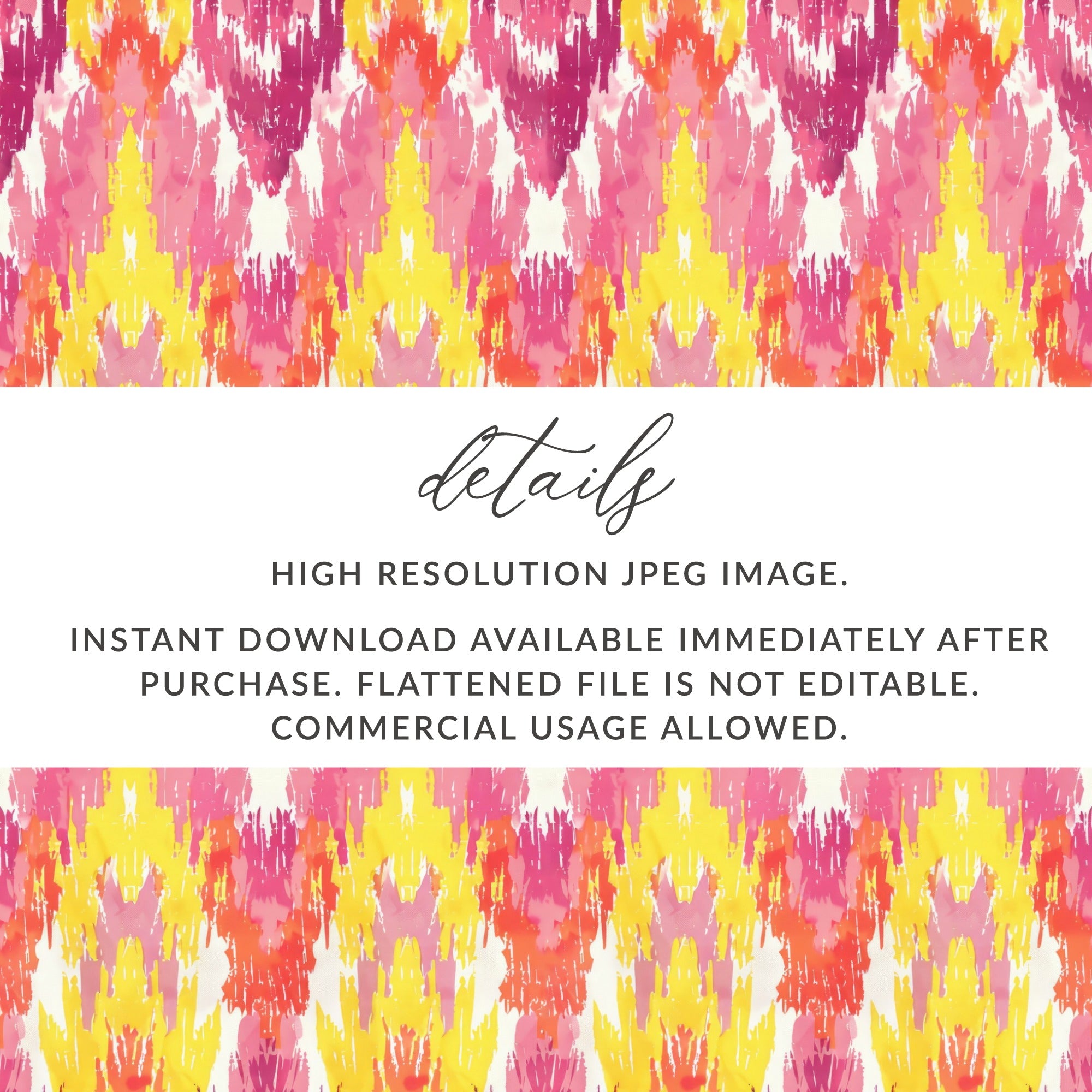 Vibrant High Resolution JPEG Instant Download