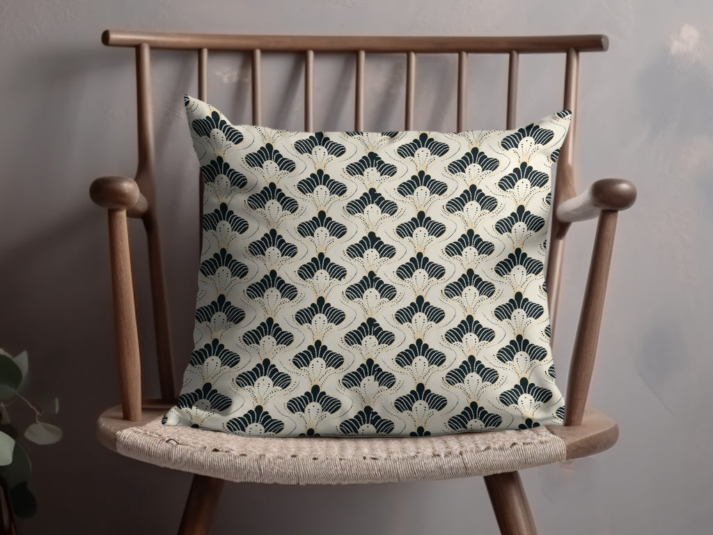 Elegant Patterned Throw Pillow for Living Room Decor