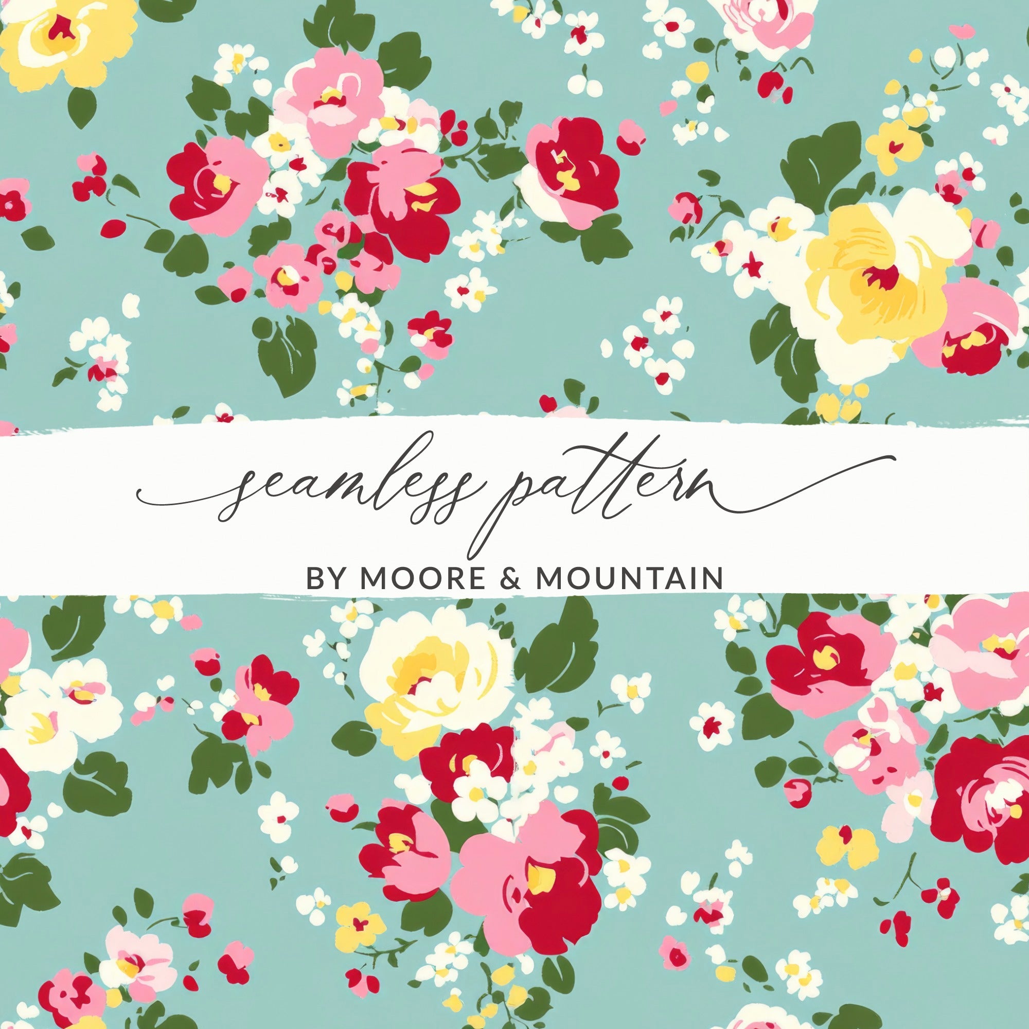 Beautiful Vintage-Style Floral Seamless Pattern Design